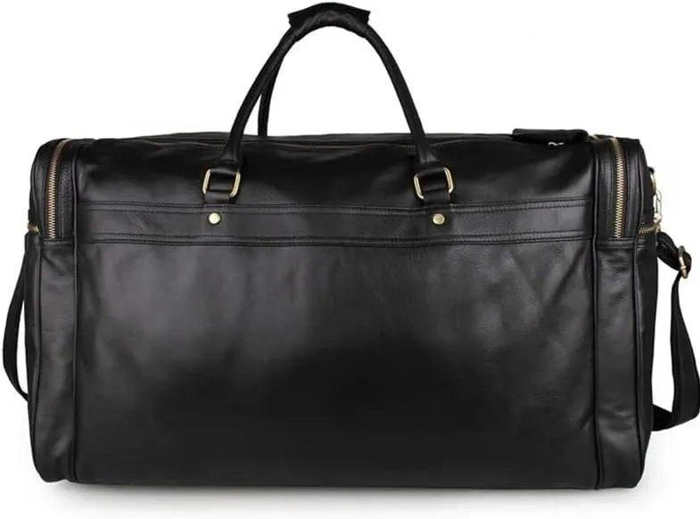 Men Leather Briefcase Business Leather Mens Travel Bag Waterproof Leather Overnight Bag Men Weekend Bags
