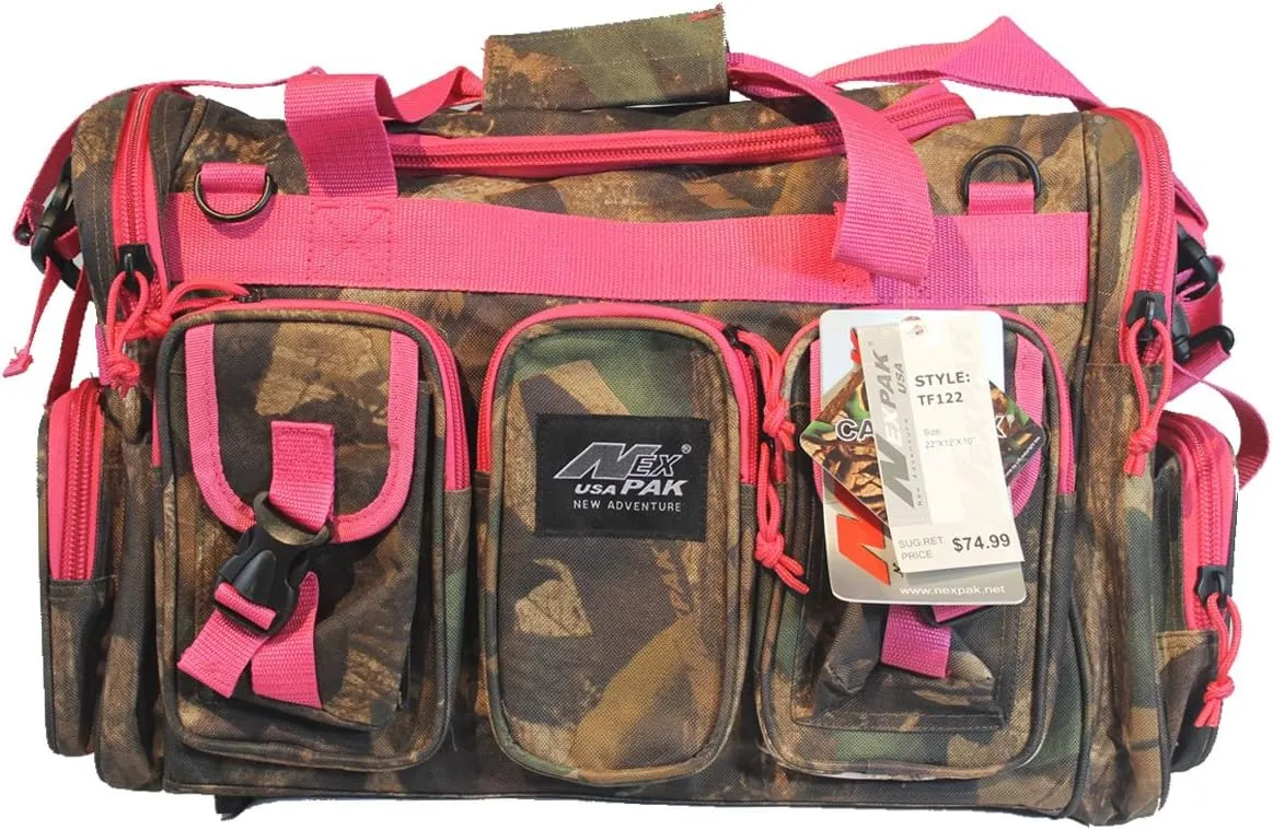 Mens Large 22" Duffel Duffle Military Molle Tactical Cargo Gear Shoulder Strap Travel Bag