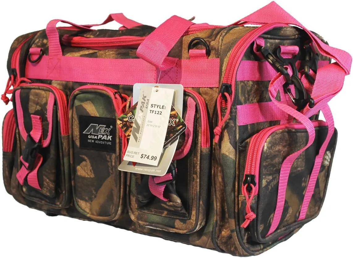Mens Large 22" Duffel Duffle Military Molle Tactical Cargo Gear Shoulder Strap Travel Bag