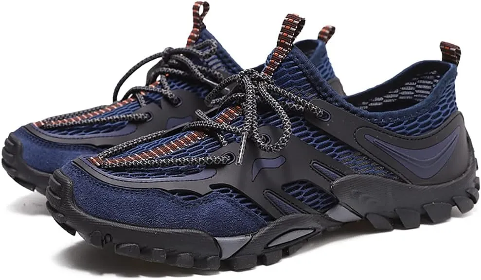 Men's Outdoor Hiking Shoes Summer Fashion Mesh Breathable Travel Shoes Field Adventure