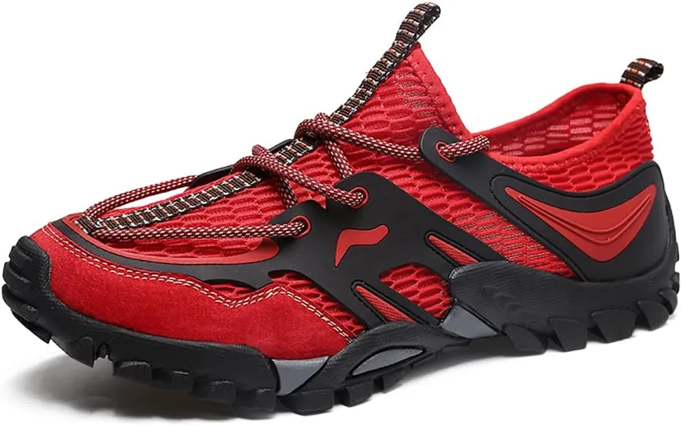 Men's Outdoor Hiking Shoes Summer Fashion Mesh Breathable Travel Shoes Field Adventure