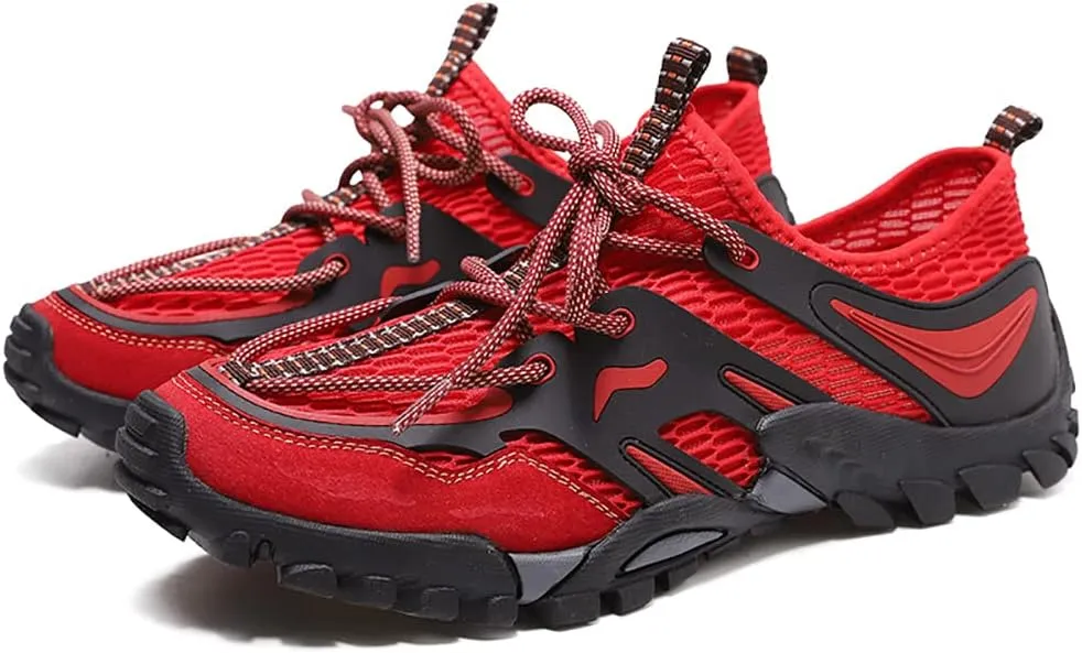 Men's Outdoor Hiking Shoes Summer Fashion Mesh Breathable Travel Shoes Field Adventure