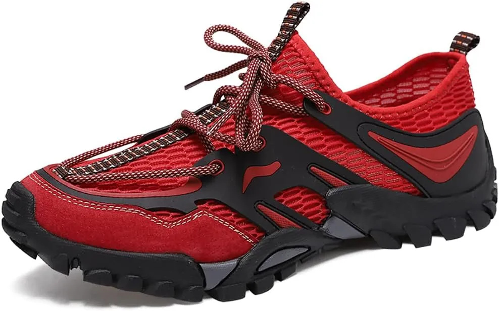 Men's Outdoor Hiking Shoes Summer Fashion Mesh Breathable Travel Shoes Field Adventure