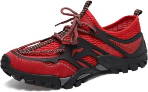 Men's Outdoor Hiking Shoes Summer Fashion Mesh Breathable Travel Shoes Field Adventure