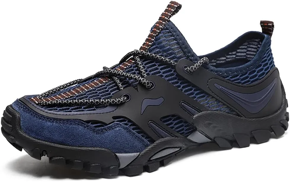 Men's Outdoor Hiking Shoes Summer Fashion Mesh Breathable Travel Shoes Field Adventure
