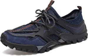 Men's Outdoor Hiking Shoes Summer Fashion Mesh Breathable Travel Shoes Field Adventure