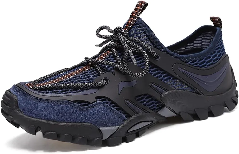 Men's Outdoor Hiking Shoes Summer Fashion Mesh Breathable Travel Shoes Field Adventure