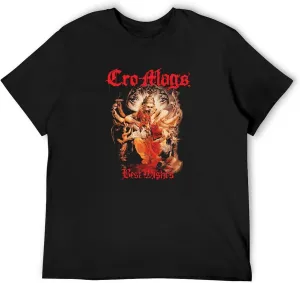 Men's Summer Cro-Mags Best Wishes T Shirt Comfortable Fabrics to accompany You All Summer Black