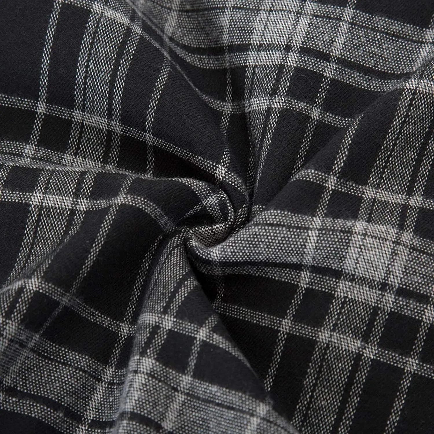Mens Tartan Utility Kilts 2024 Color Pocket Pleated Skirt Highland Tartan Utility Kilt Tartan Kilt for Men Black