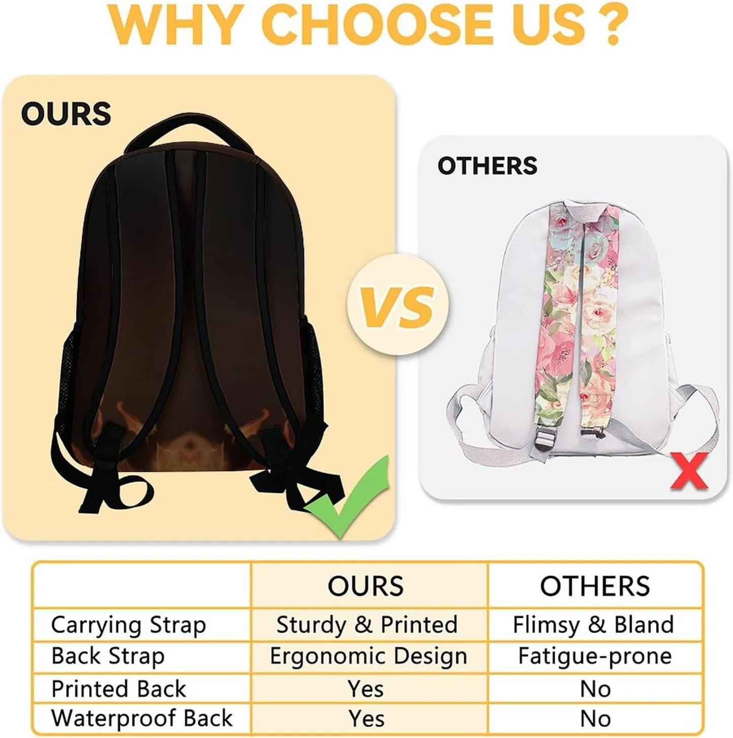 Mercuryelf Guitar Backpack for Girls & Boys - 16 Inch Black Flame Backpacks for School - Cool Lightweight Bookbag for Kids