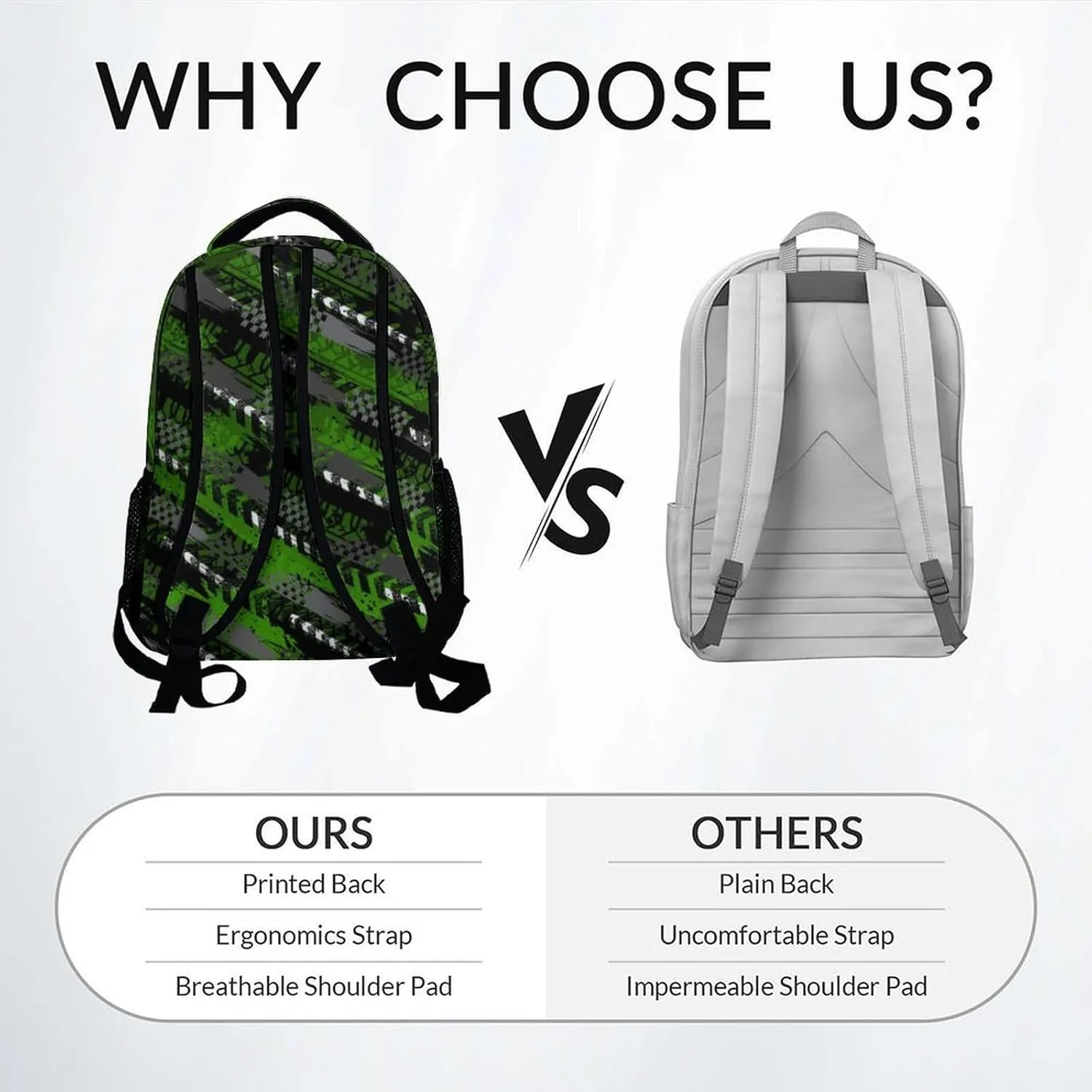 Mercuryelf Kid Backpack for School, Travel - Cool Garbage Truck Bookbag for Boys - School Bag for Primary Middle