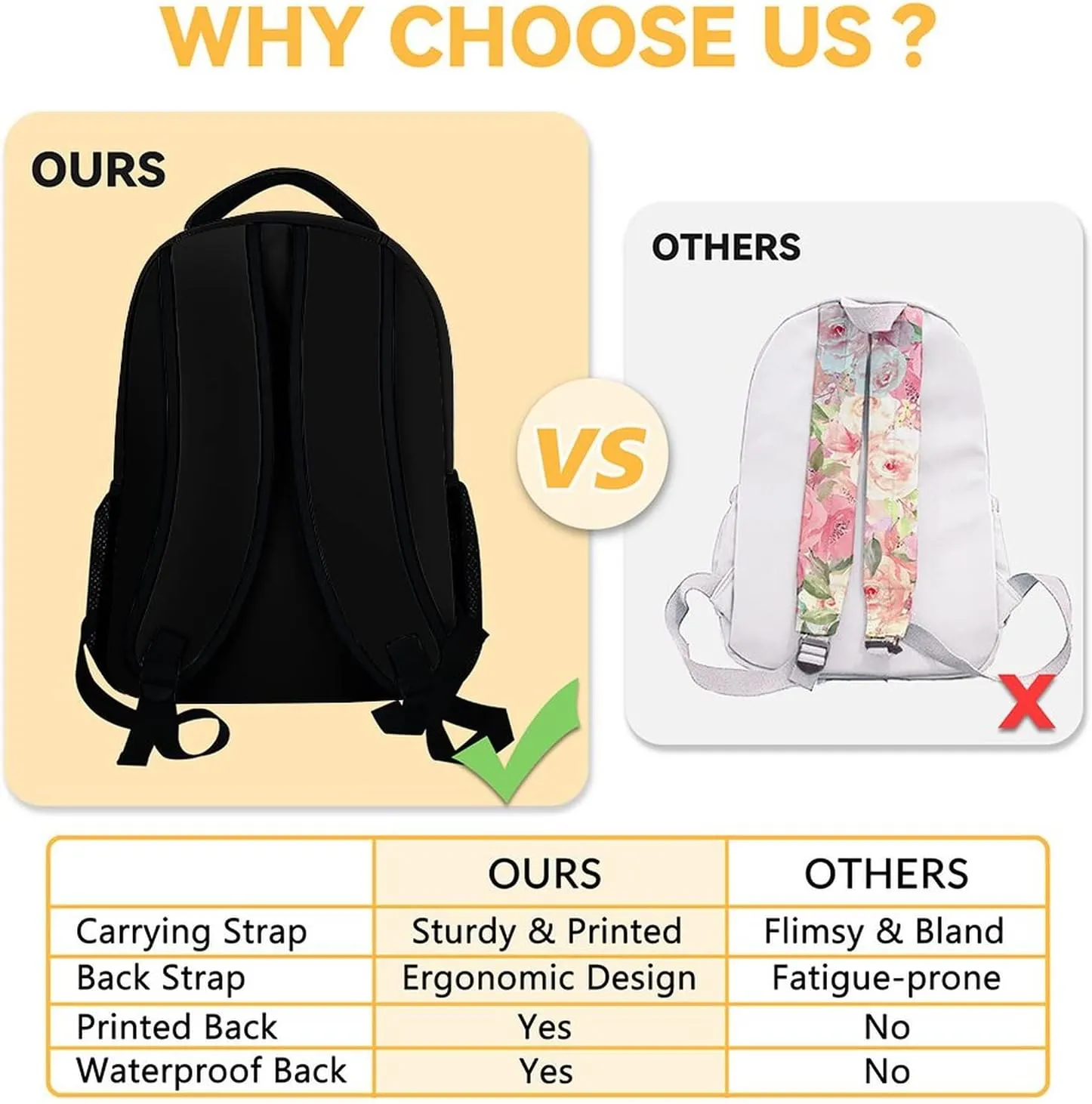 Mercuryelf School Backpack for Boys - 17 Inch Large Capacity Kid Backpack for School, Travel and Camp - Custom Black Lightweight Durable Garbage Truck Bookbag
