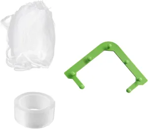 Mesh Bag for Kitchen Sink Strainer Triangular Mesh Basket Large Capacity Fast Filtration Dry Wet Separation No Cleaning Needed