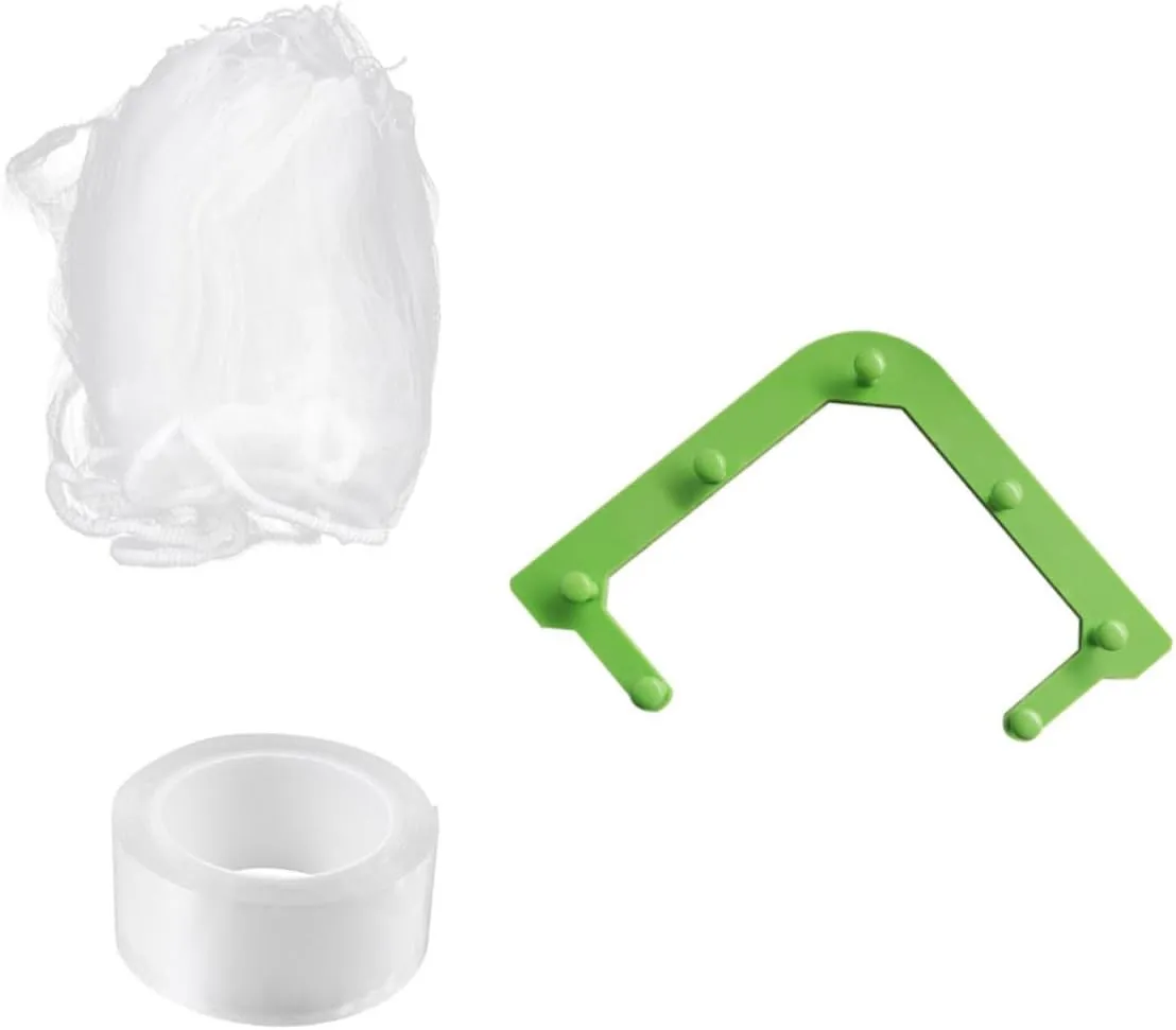 Mesh Bag for Kitchen Sink Strainer Triangular Mesh Basket Large Capacity Fast Filtration Dry Wet Separation No Cleaning Needed
