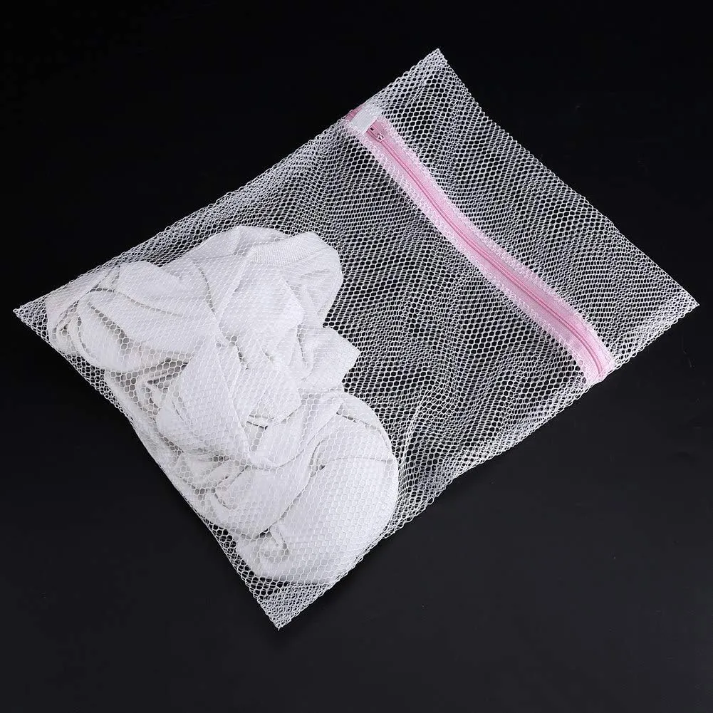 Mesh Laundry Bags, Mesh Clothes Washing Bag Breathable Closure with Coarse Mesh Travel Organizers Laundry Bags Mesh Wash Bags (Coarse mesh 40 * 50cm)