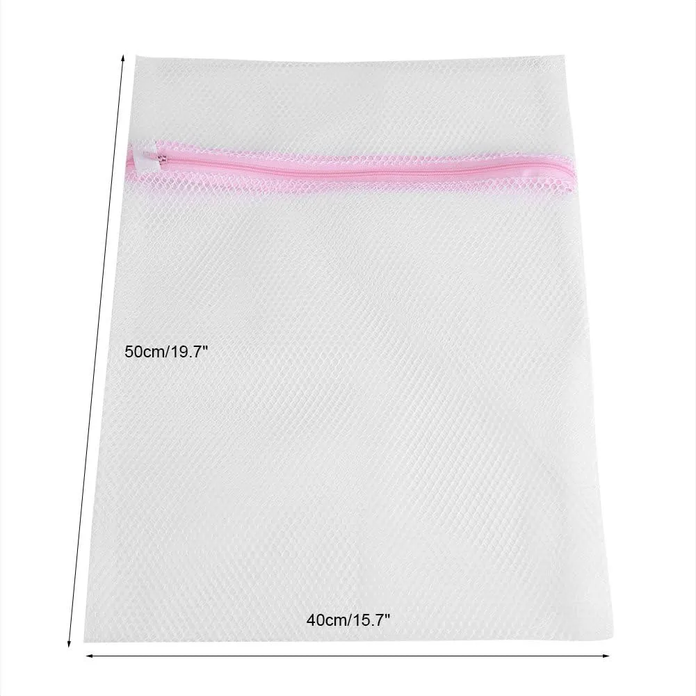 Mesh Laundry Bags, Mesh Clothes Washing Bag Breathable Closure with Coarse Mesh Travel Organizers Laundry Bags Mesh Wash Bags (Coarse mesh 40 * 50cm)