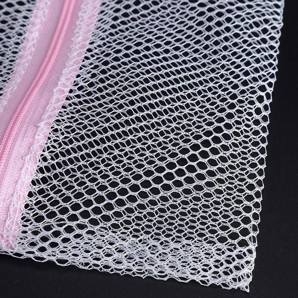 Mesh Laundry Bags, Mesh Clothes Washing Bag Breathable Closure with Coarse Mesh Travel Organizers Laundry Bags Mesh Wash Bags (Coarse mesh 40 * 50cm)