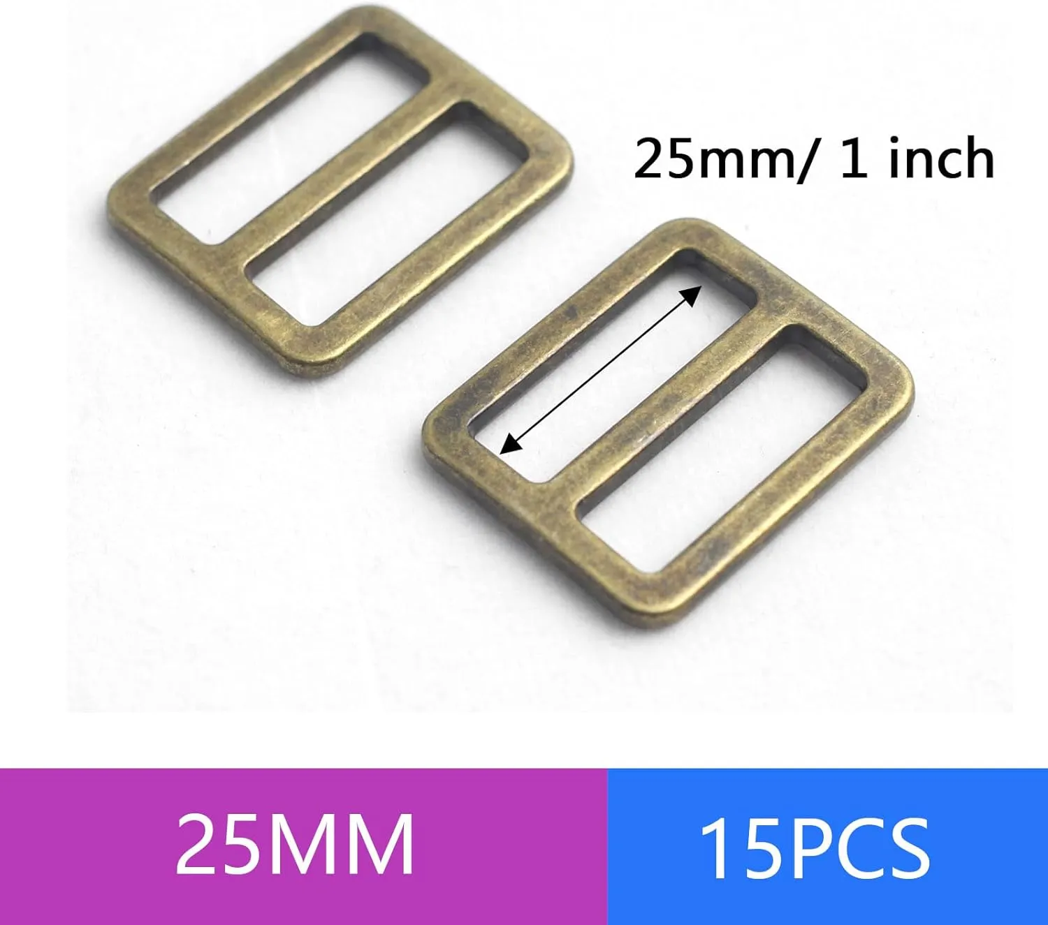 Metal Rainbow Swivel Snaps Hooks with D Rings and Tri-Glides rainbow purse hardware Slide Buckles…