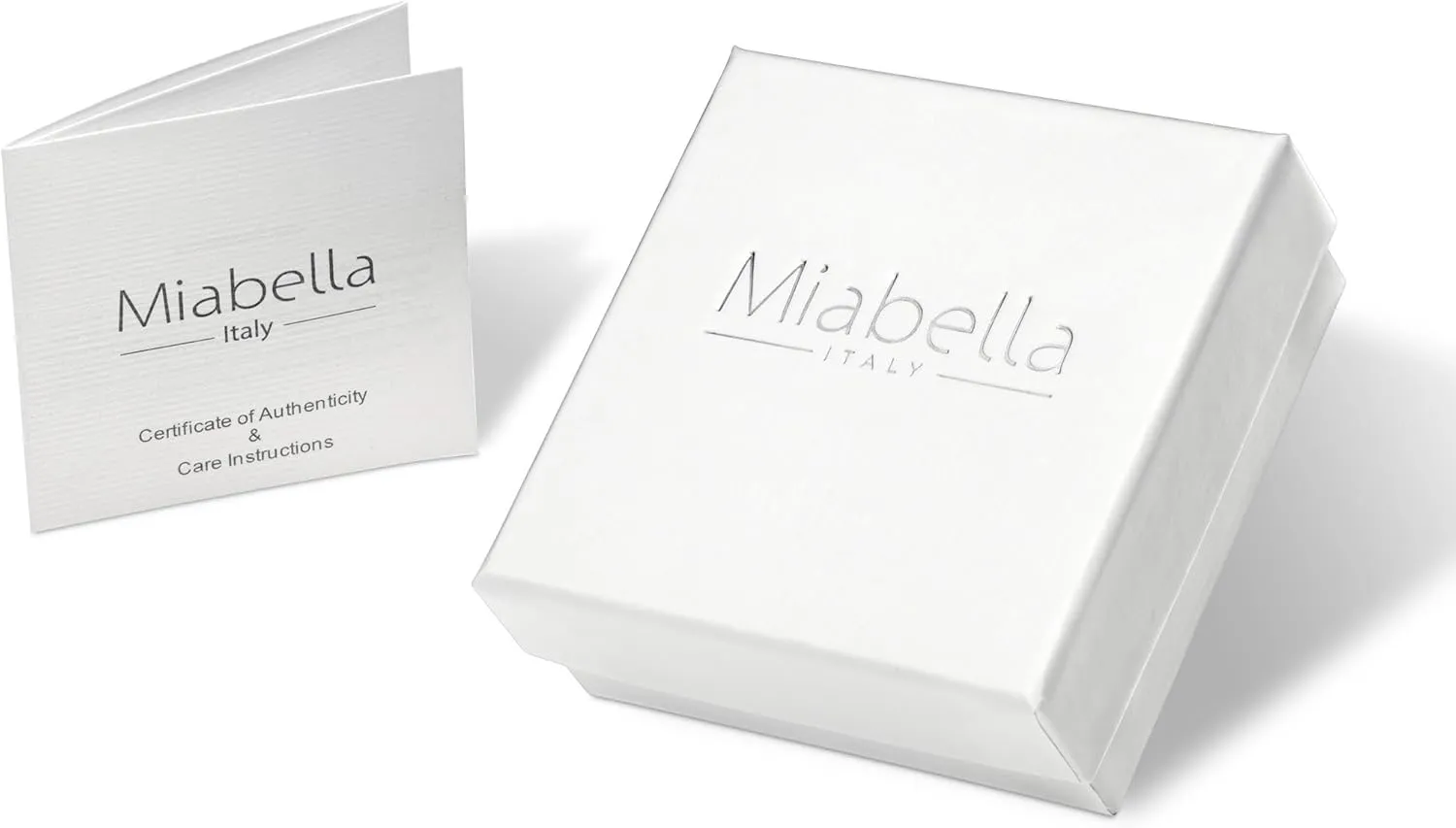 Miabella Solid Rhodium Plated 925 Sterling Silver Italian 1.5mm Diamond-Cut Braided Rope Chain Necklace for Men Women, Made in Italy