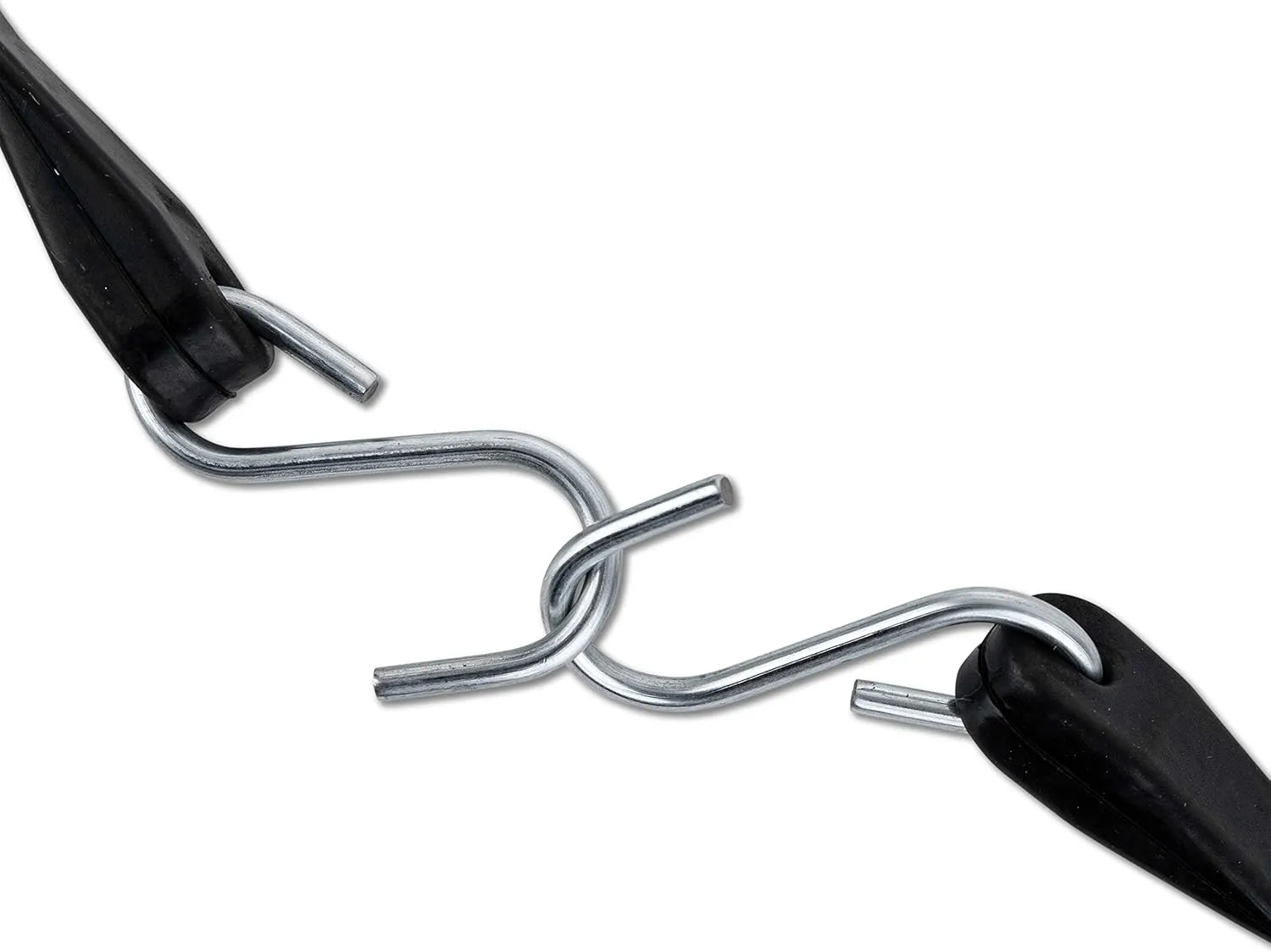 Miloo Rubber Bungee Cords with Hooks - Heavy Duty Tarp and Cargo Straps - Made in USA - 21 Inch Pack of 10