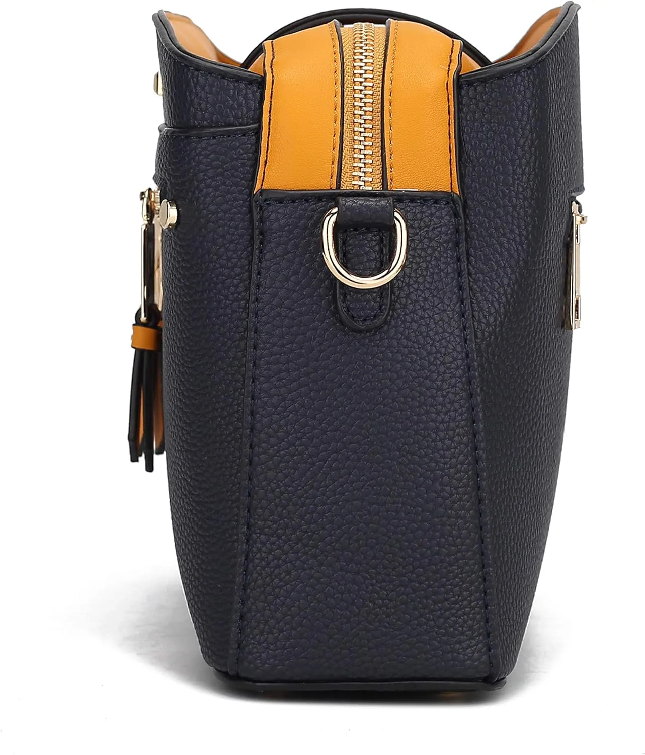 MKF Collection Crossbody Bag for Women, PU Leather Pocketbook Handbag, Side Messenger Bag, Shoulder Crossover Bag by Mia K