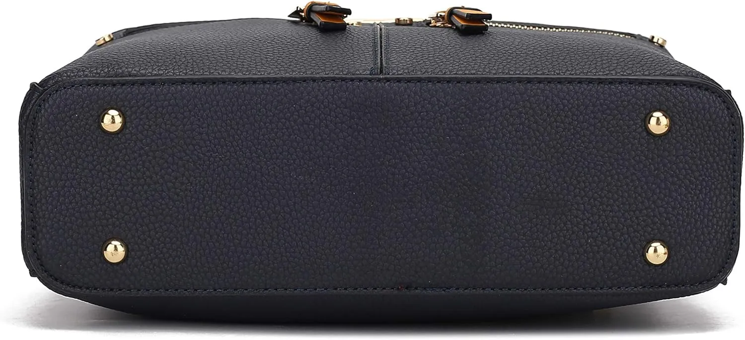 MKF Collection Crossbody Bag for Women, PU Leather Pocketbook Handbag, Side Messenger Bag, Shoulder Crossover Bag by Mia K
