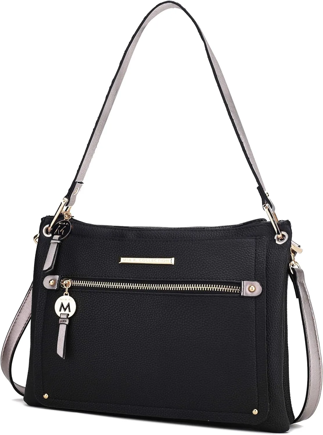 MKF Collection Women's Crossbody Bag, Vegan Leather Shoulder Bag Handbag Crossover Bag Purse by Mia K