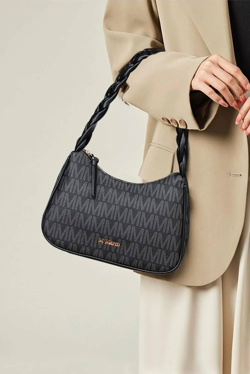 MKP Hobo Bags for Women Braided Top Handle Tote Handbag Shoulder Bag Ladies Trendy Designer Clutch Purse with Zipper Closure