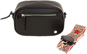 Modern Chic Crossbody Bags for Women - Gentry Crossbody Purse, Boho Vegan Leather Purse with Adjustable Strap