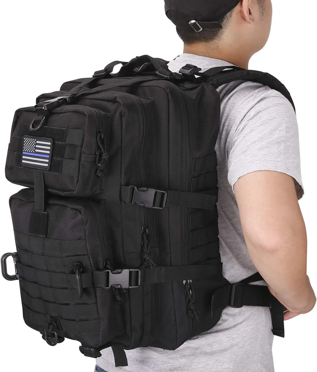 MOLLE Assault Pack, Tactical Backpack Military Army Camping Rucksack, 3-Day Pack
