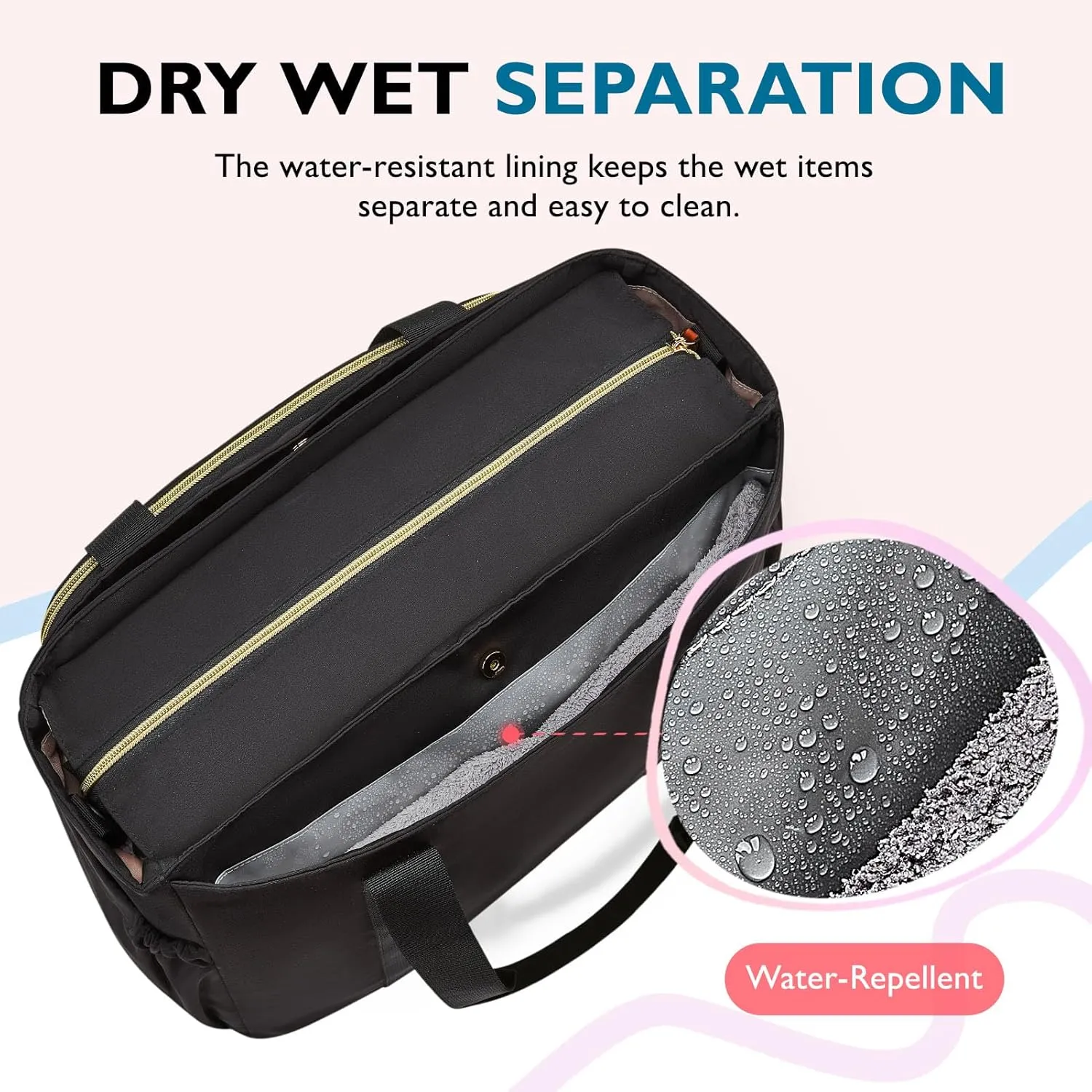 mommore Diaper Bag Tote Small Baby Bag with Insulated Pockets, Lightweight Mommy Tote with Stroller Straps, Nurse Gym Travel