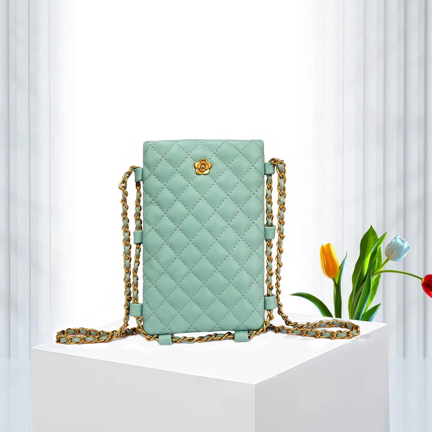 Montana West Quilted Small Crossbody Bags for Women Trendy Cell Phone Purse