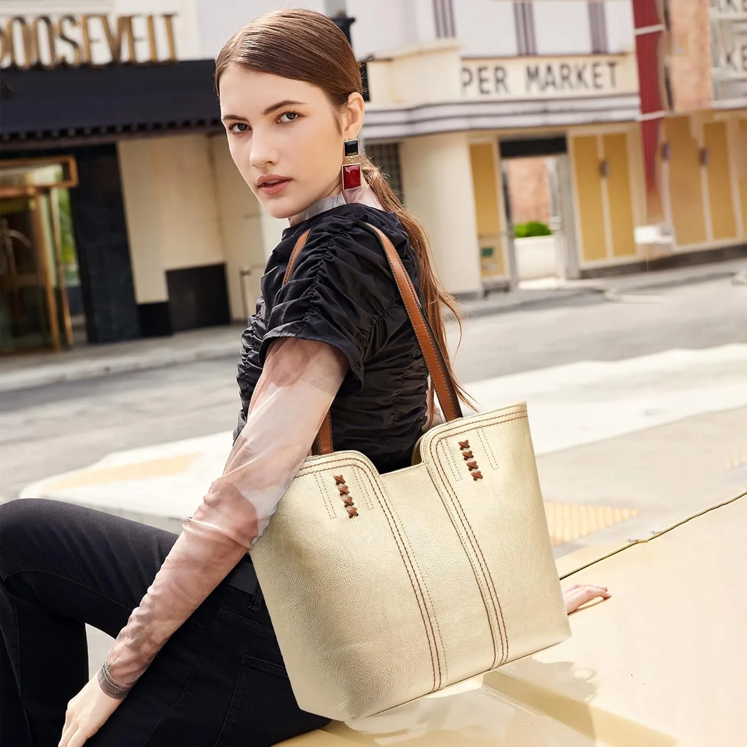 Montana West Tote Bag for Women Top Handle Satchel Purse
