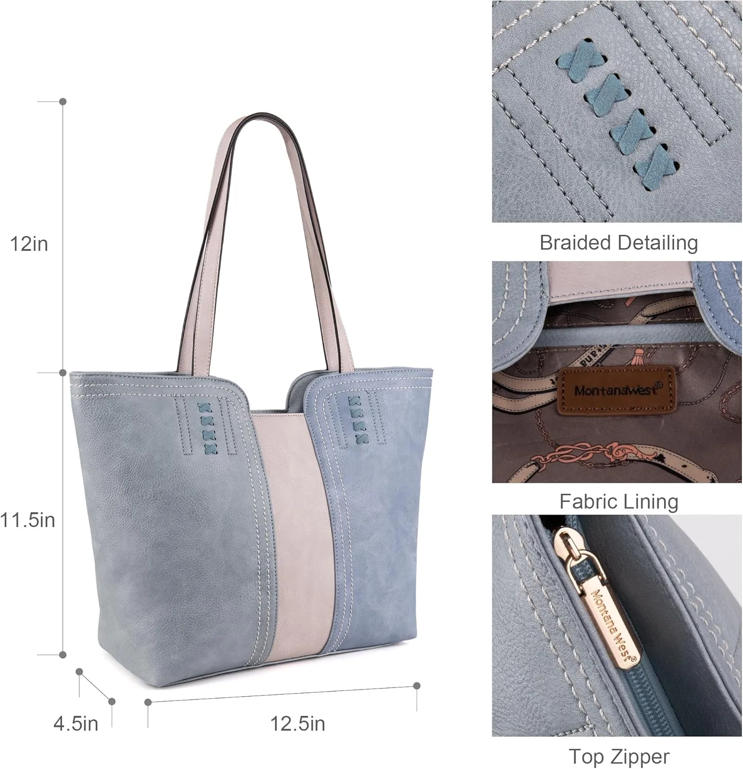Montana West Tote Bag for Women Top Handle Satchel Purse