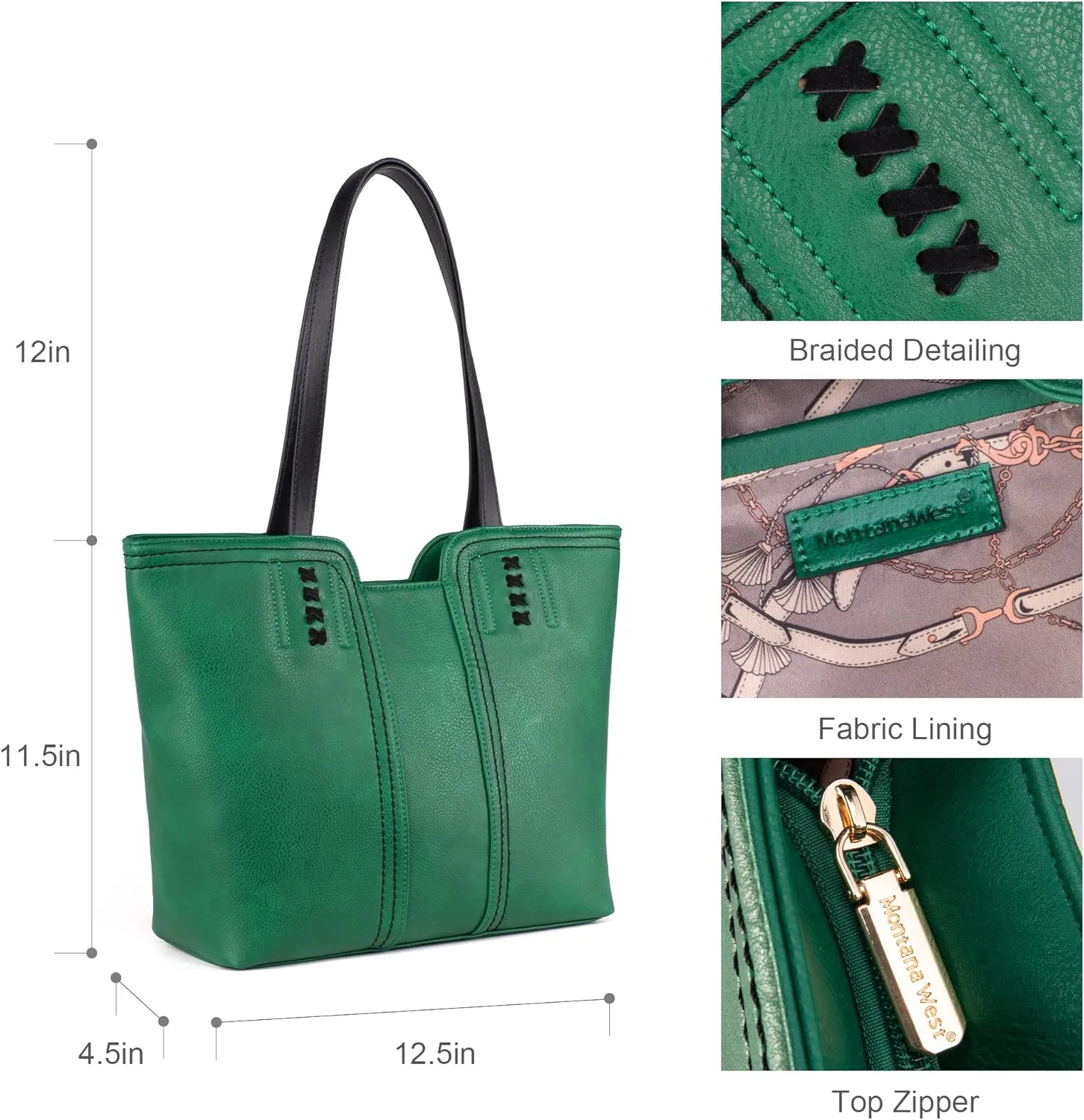 Montana West Tote Bag for Women Top Handle Satchel Purse
