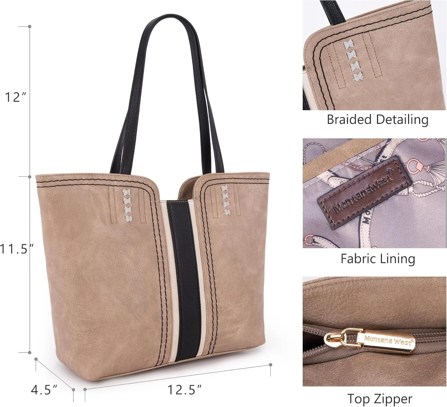 Montana West Tote Bag for Women Top Handle Satchel Purse