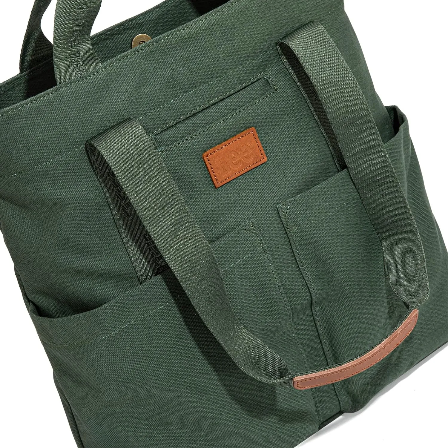 Montana West x Lee Canvas Tote Bag for Women with 2 Front Pockets Top-Handle Handbag & Shoulder Bag