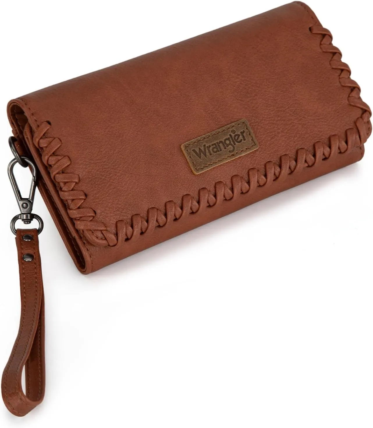 Montana West x Wrangler Wallet Women Trifold RFID Wristlet Wallet for Women Clutch Purse with Card Holder