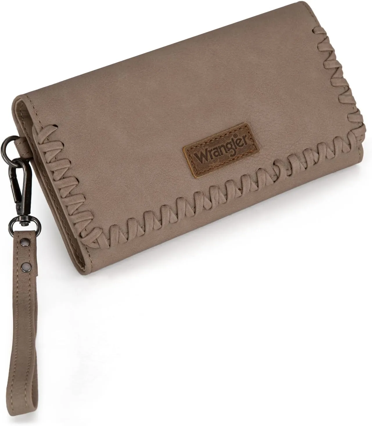 Montana West x Wrangler Wallet Women Trifold RFID Wristlet Wallet for Women Clutch Purse with Card Holder
