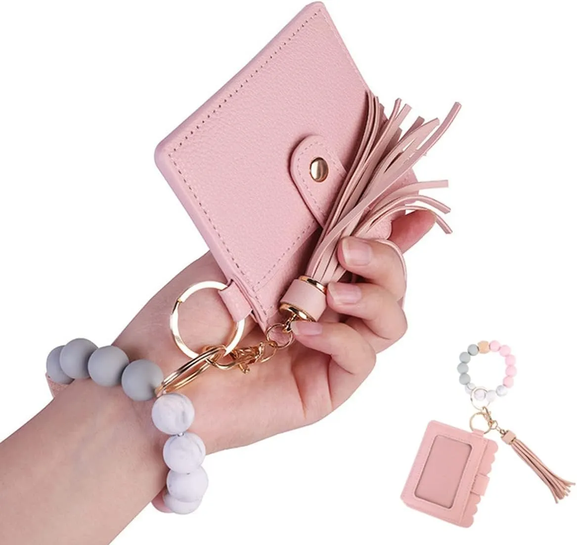 MSCFTFB 10pcs Tassel Purse Charm,Leather Keychain,Key Chain for Car Keyring Purse Accessory Bag Charm Gift for Mom(Yellow)