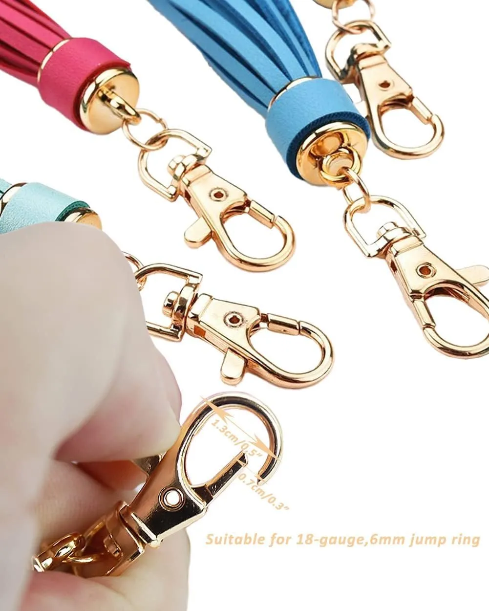 MSCFTFB 10pcs Tassel Purse Charm,Leather Keychain,Key Chain for Car Keyring Purse Accessory Bag Charm Gift for Mom(Yellow)