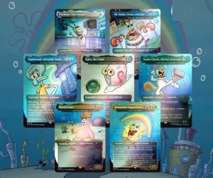 MTG Secret Lair: Secret Lair x Spongebob Squarepants: Legends of Bikini Bottom (Foil Edition)!