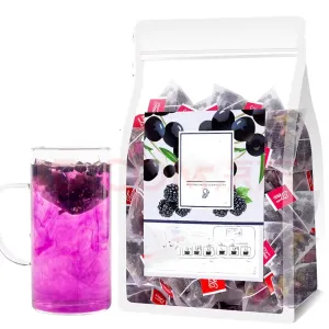 Mulberry Black Wolfberry Rose Tea 7oz. Mulberry Rose Black Goji Berry Tea Includes Dried Mulberries Roses, Black Goji Berries Floral Tea Combination Hot And Cold Tea Drinks Tea Bags