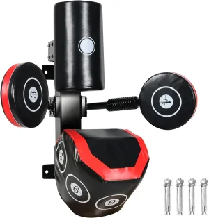 Multi-Point Sparring Speed Boxing Target, Practice Target Columns 360° Rebound Shock Absorption Speed Bar, Wall Heavy-Duty Punching Bags,Human Battle Target