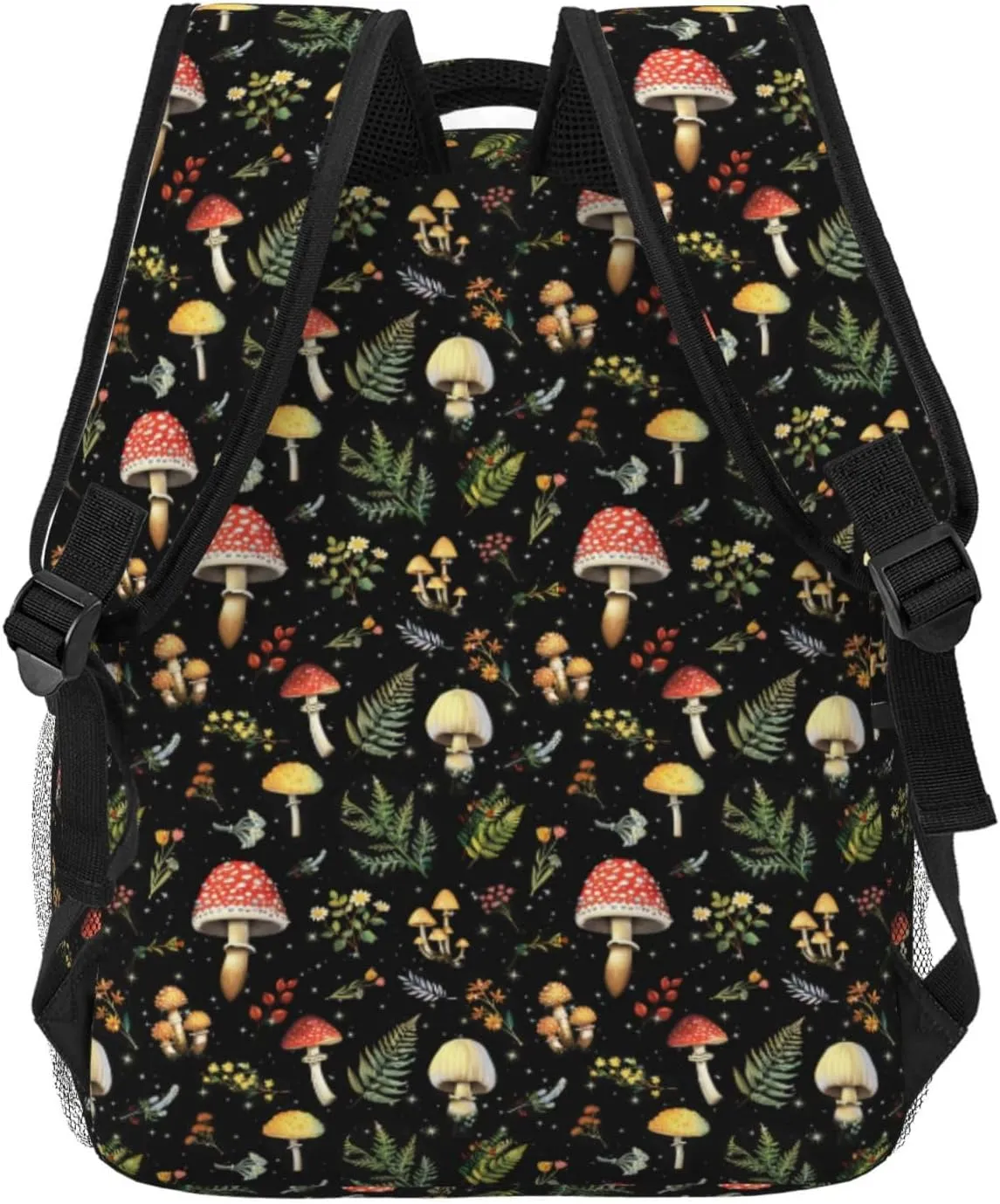 Mushroom Backpack for Boys Girls Bookbags Lightweight Adjustable Elementary Middle High School Bags for Kids Children Teenagers Travel Daypack Laptop Hiking Backpacks