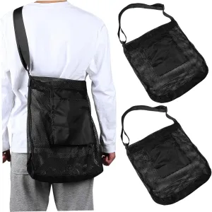 Mushroom Picking Bags Mesh Shoulder Bag Adjustable Strap Breathable Mesh Pouches for Mushroom Harvesting