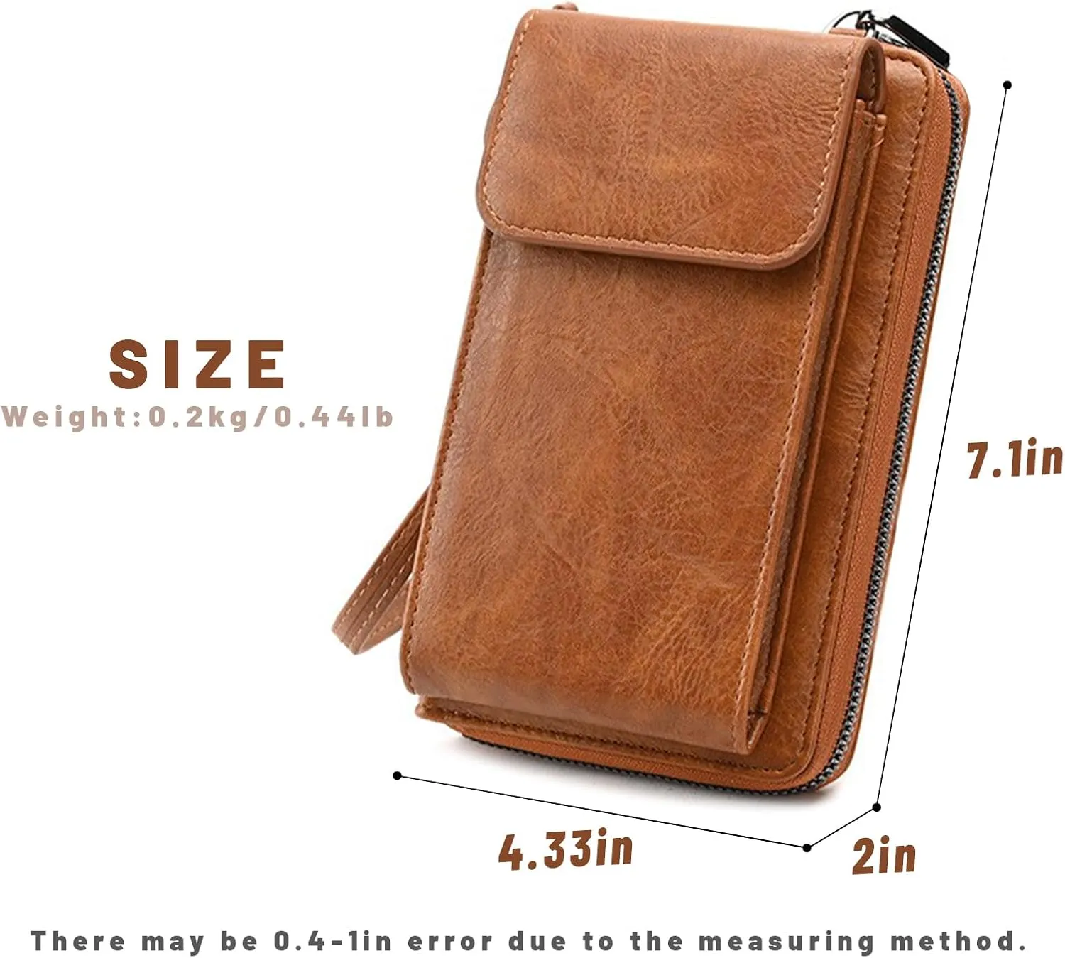 mygreen Leather Small Crossbody Bags for Women - Stylish & Functional Phone Purse with Multiple Pockets