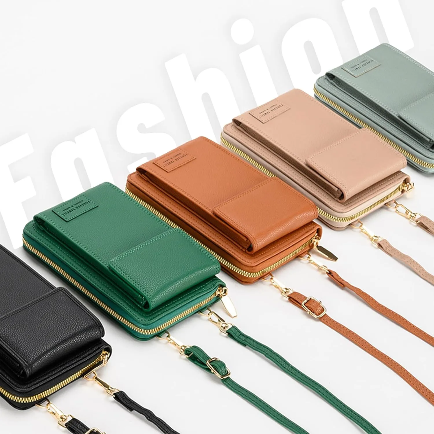 mygreen Leather Small Crossbody Bags for Women - Stylish & Functional Phone Purse with Multiple Pockets