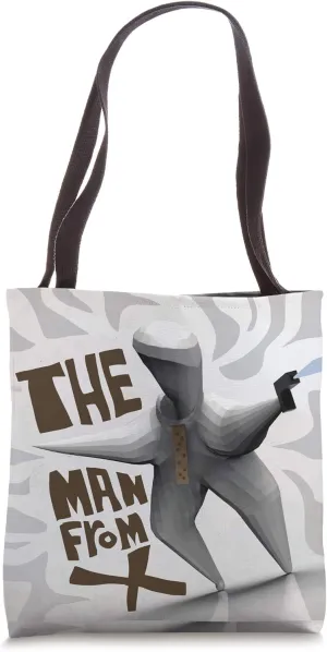 Mysterious Spy with Deadly Secret Weapon Hipster Art Tote Bag
