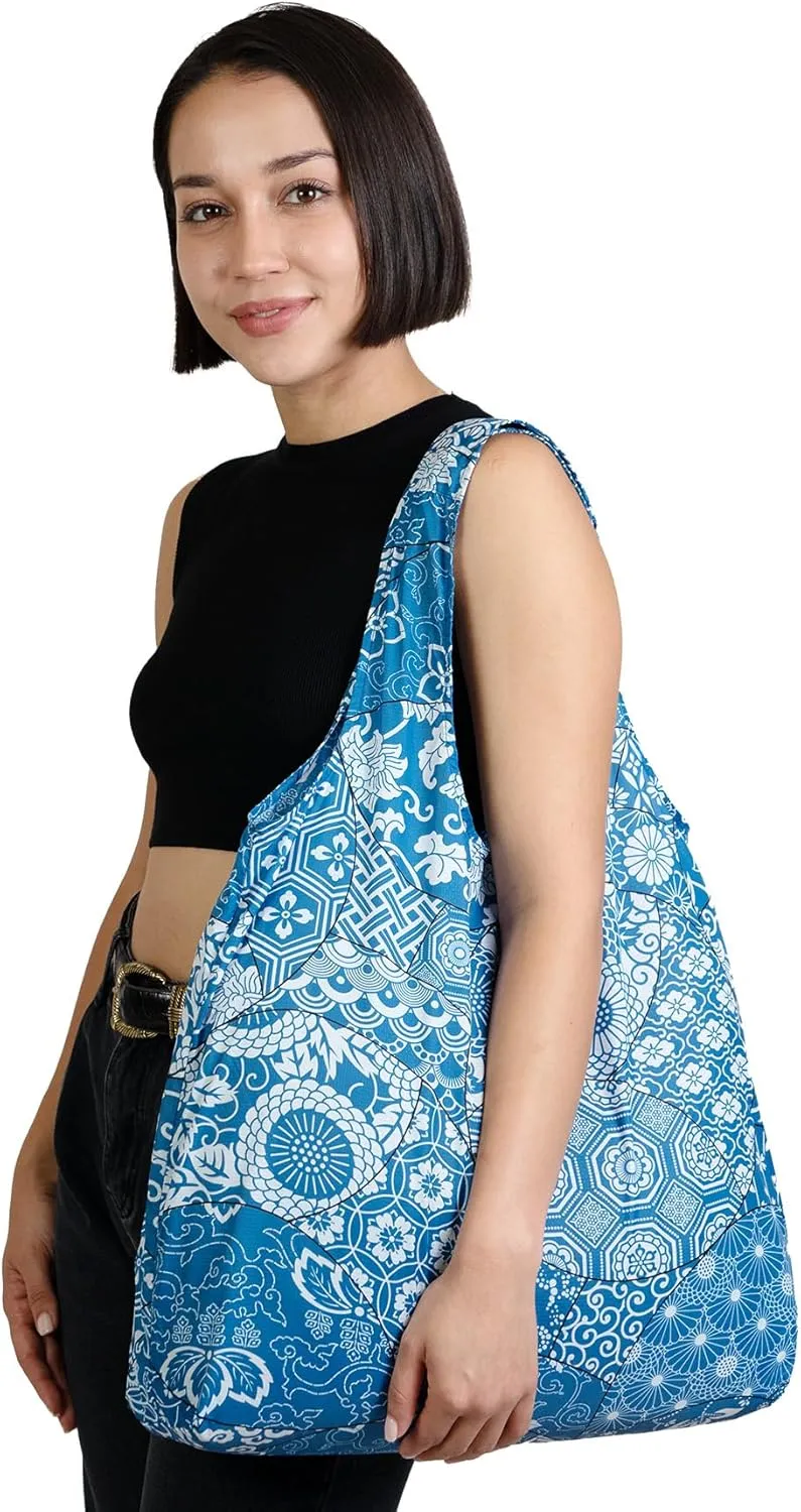 Nanobag Ultra-Lightweight XL Tote Bag | Perfect for Travel, Shopping & Daily Use | Reusable - Tiny - Eco-Friendly (XL, Porcelain)